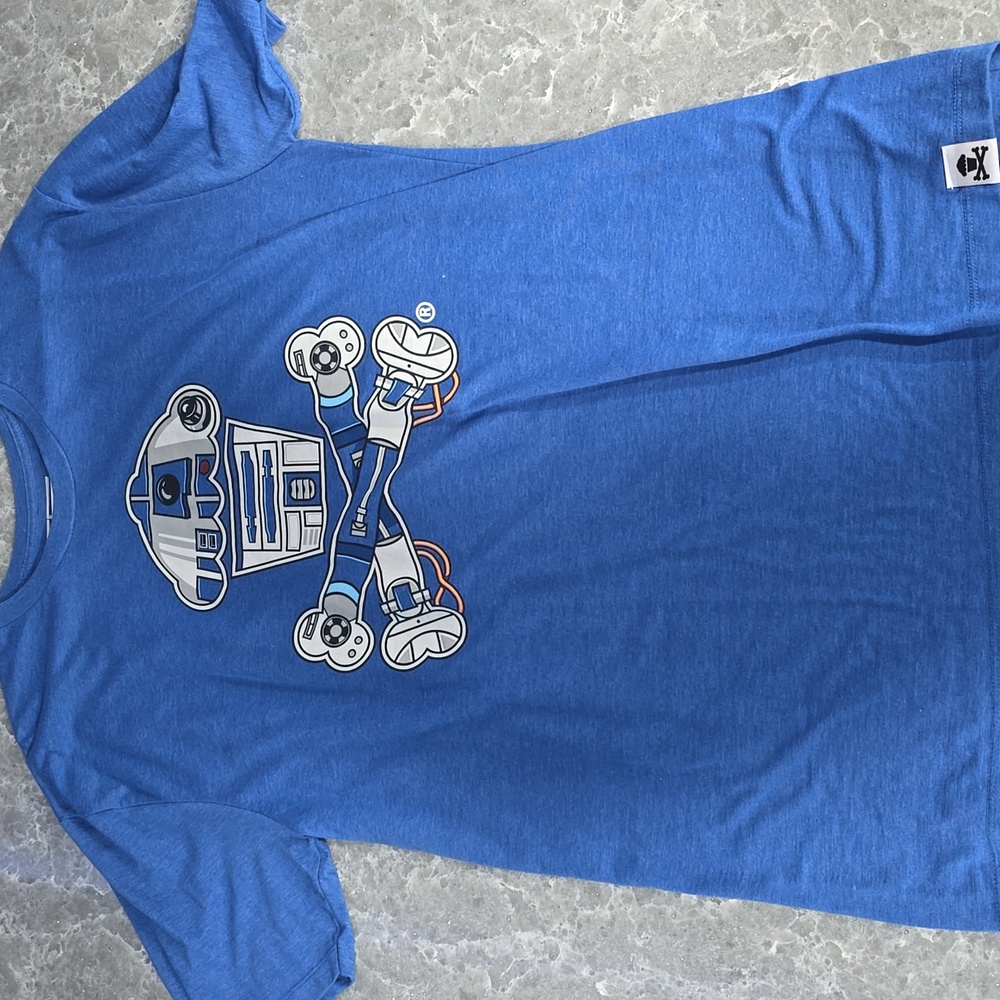 Johnny Cupcakes Blue Star Wars Mens T-Shirt